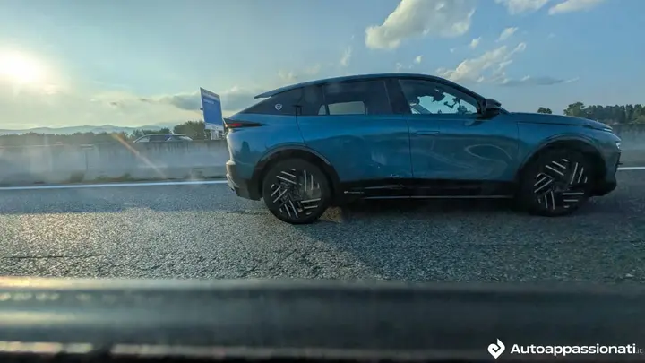 Foto spia della Lancia Gamma HF Integrale
