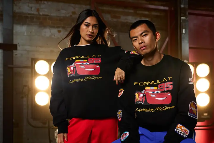 Disney and Pixar s Cars with Formula 1® Lightning McQueen Pullover Sweatshirt for Adults 2