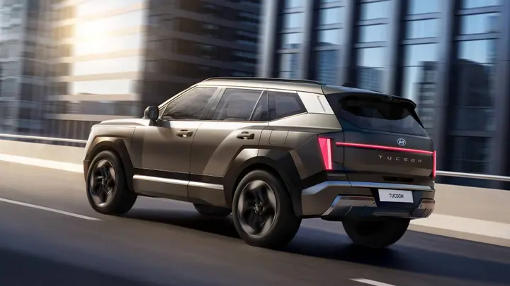 il posteriore della Hyundai Tucson 2027