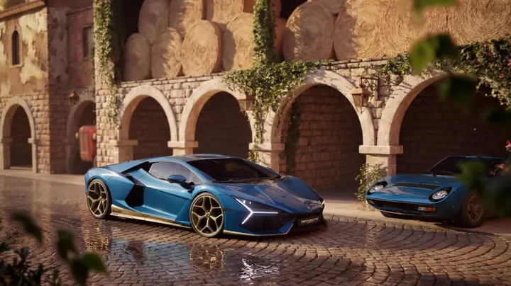 miura e revuelto blu