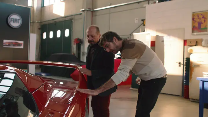 camardella e schimmenti con la ferrari f50