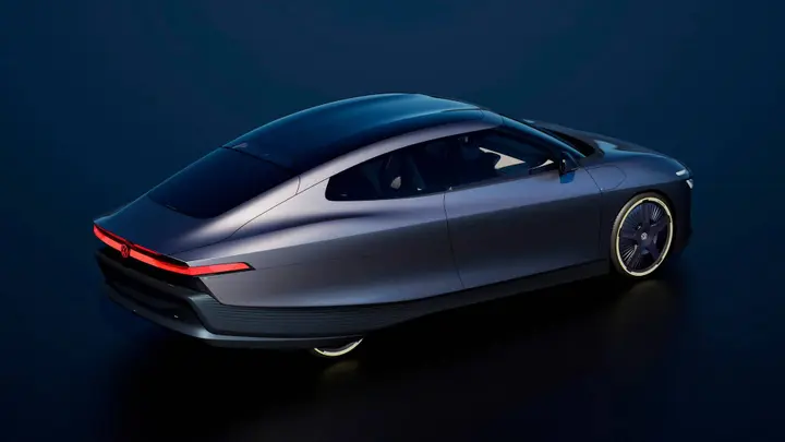 il posteriore della Volkswagen Mission Efficiency