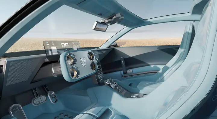 Peugeot RCZ-VISION interni con sedili