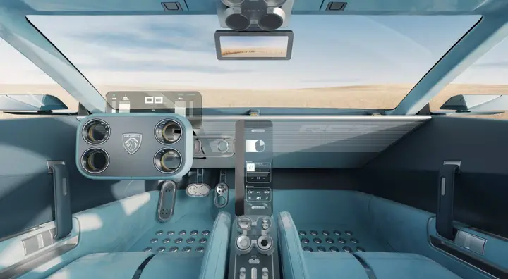 Peugeot RCZ-VISION interni complessivi