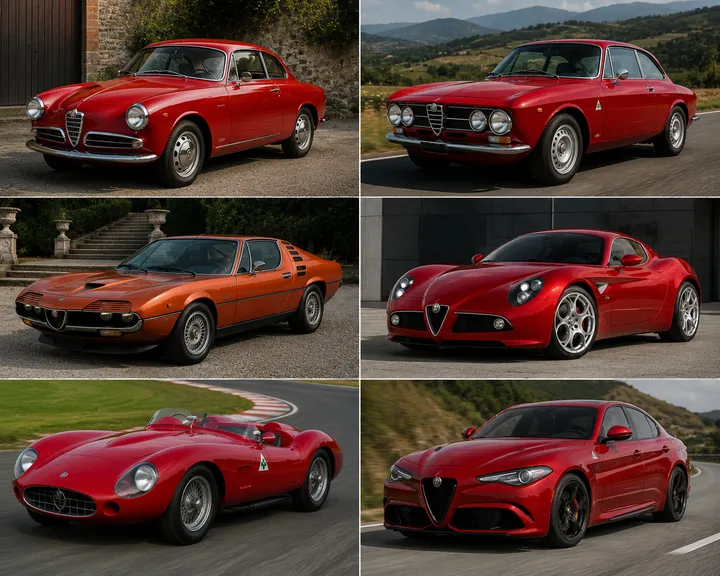 Alfa Romeo collage