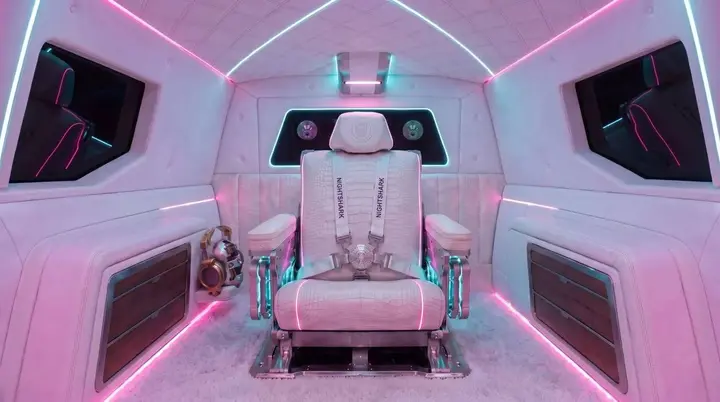 DARTZ-Prombron_-NIGHTSHARK-VI-interior-with-gamers-light