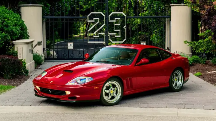michael jordan s 1997 ferrari 550 maranello 1200x675