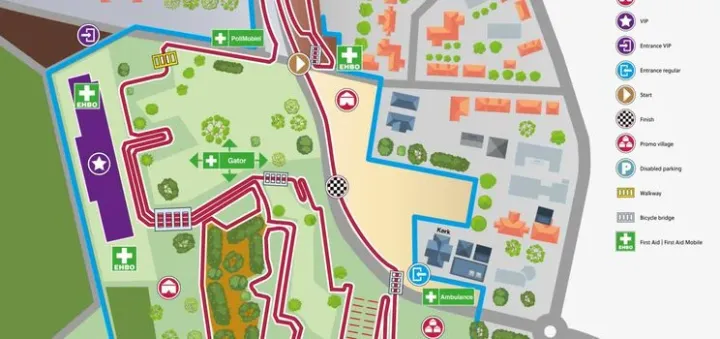 Recorrido del Campeonato del Mundo de Ciclocross 2023 en Hoogerheide