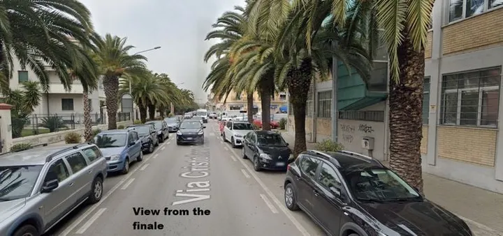 Línea de meta en San Benedetto del Tronto.