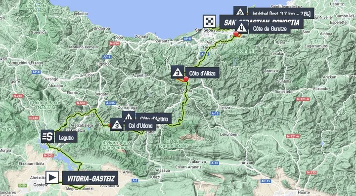 Mapa Tour de Francia 2023 etapa 2