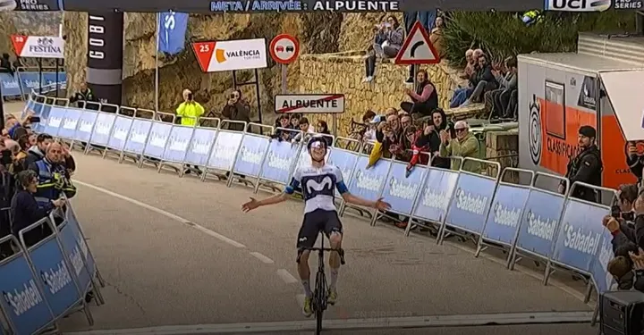 Iván Romeo consiguió su primera victoria profesional en la Volta a la Comunitat Valenciana