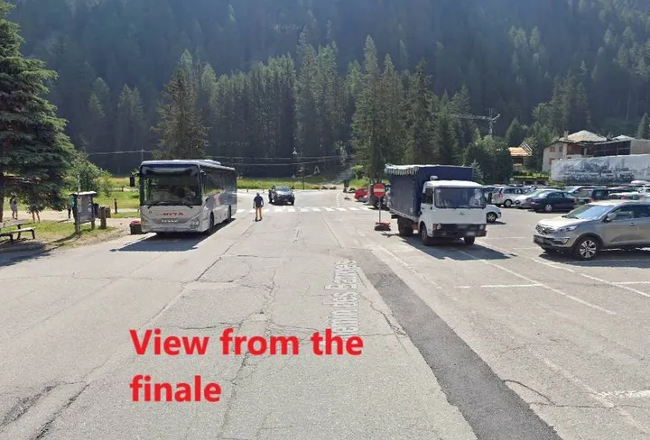 Vista del final de la etapa 19