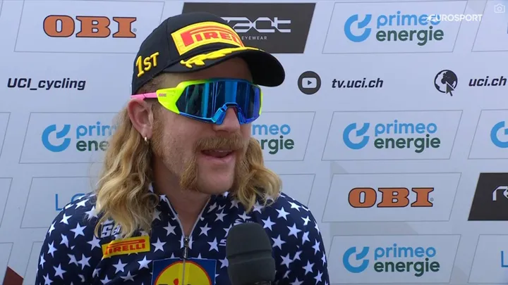 Quinn Simmons, ganador de la 3ª etapa de la Vuelta a Suiza 2025