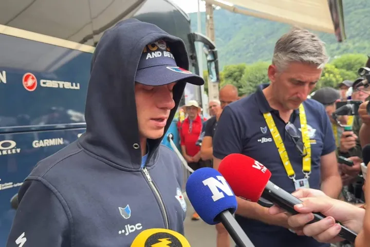 Remco Evenepoel abandonó durante la 14ª etapa del Tour de Francia 2025