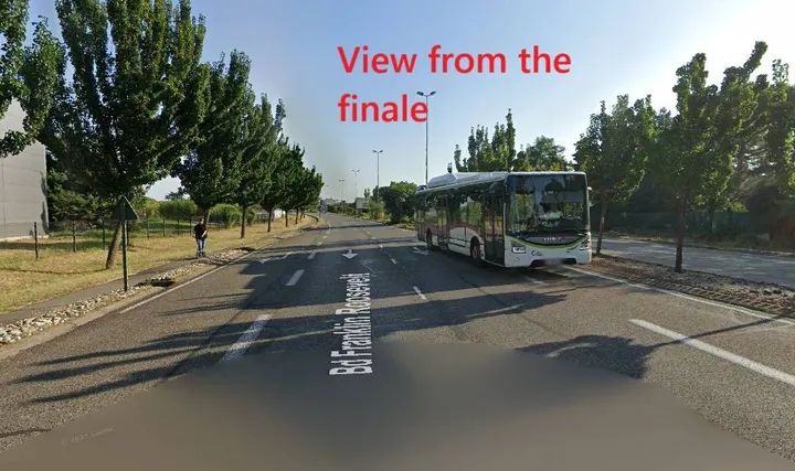 Vista del final de la etapa 17