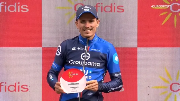 David Gaudu se llevó la victoria en la 3ª etapa de la Vuelta a España 2025
