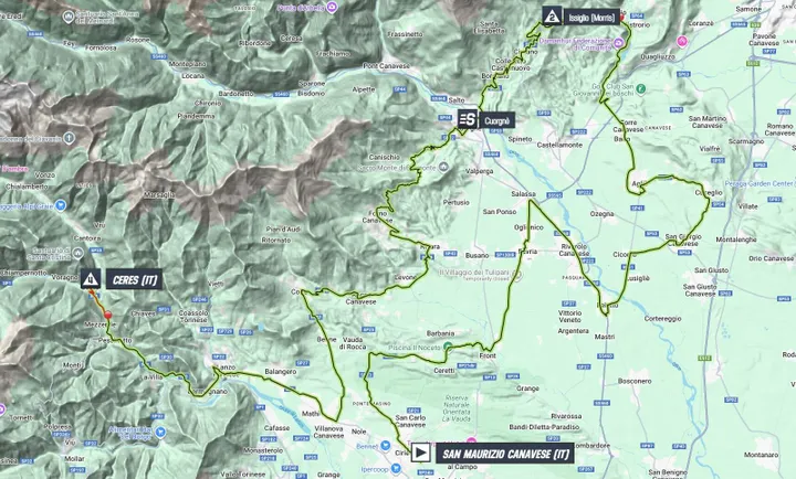 Mapa Vuelta a España 2025 etapa 3