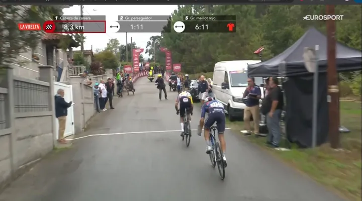 Egan Bernal superó a Mikel Landa y se llevó la victoria de etapa