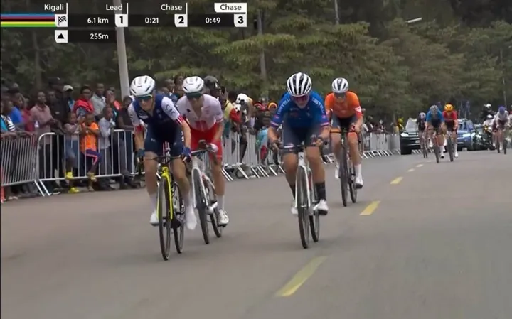 Demi Vollering fue 7ª en el Mundial de Kigali