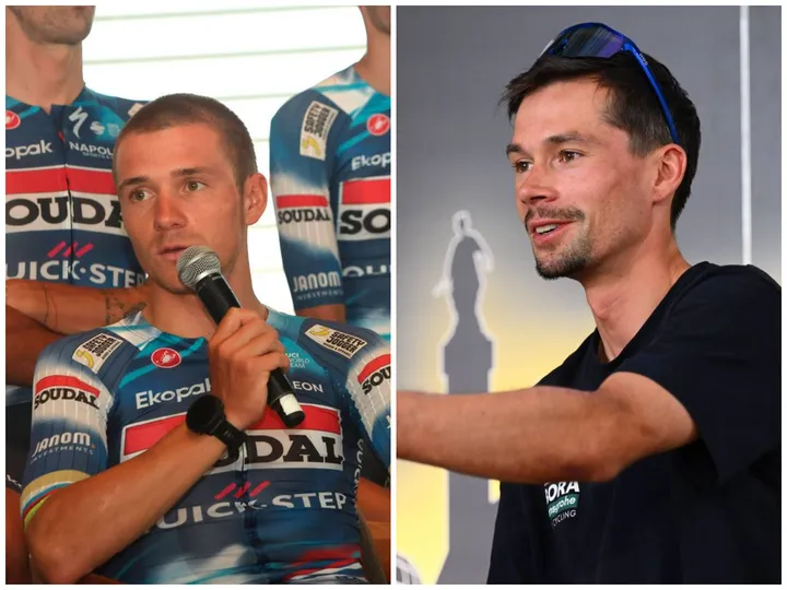 Roglic y Evenepoel serán compañeros en Red Bull en 2026.
