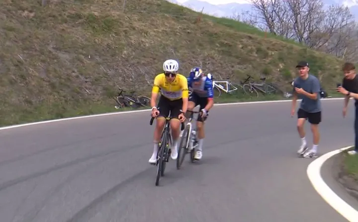 Tadej Pogacar, en el Tour de Romandía 2026.