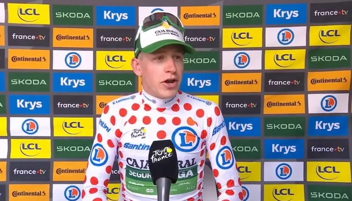 Alex Molenaar logra maillot de la montaña con Caja Rural