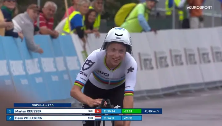 Marlen Reusser gana el Campeonato de Europa Contrarreloj 2026.