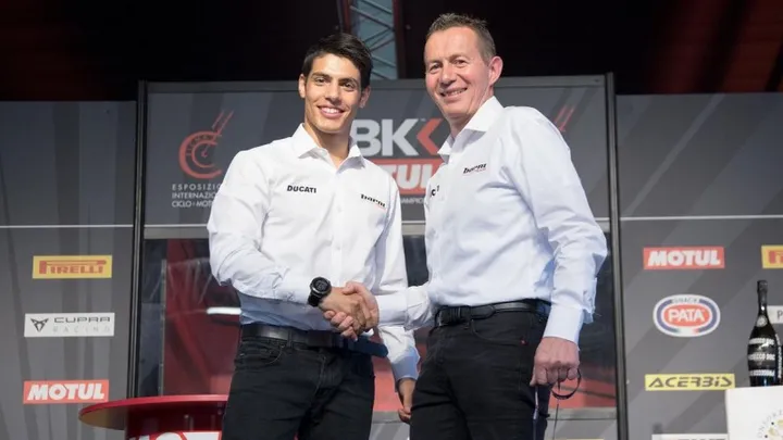 Mattia Casadei leader nel CIV Moto3