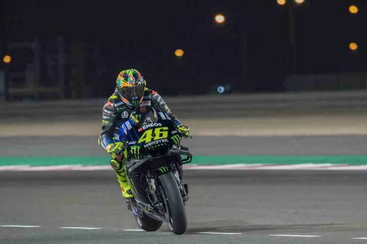 Valentino Rossi a Losail