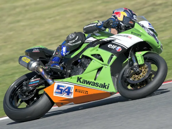 Hayes e Beaubier hanno corso anche con la livrea del 60esimo anniversario Yamaha