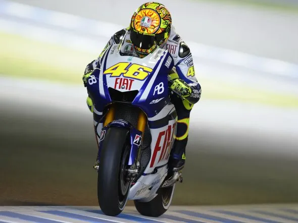 Valentino Rossi con la Honda VTR1000 a Suzuka 2001