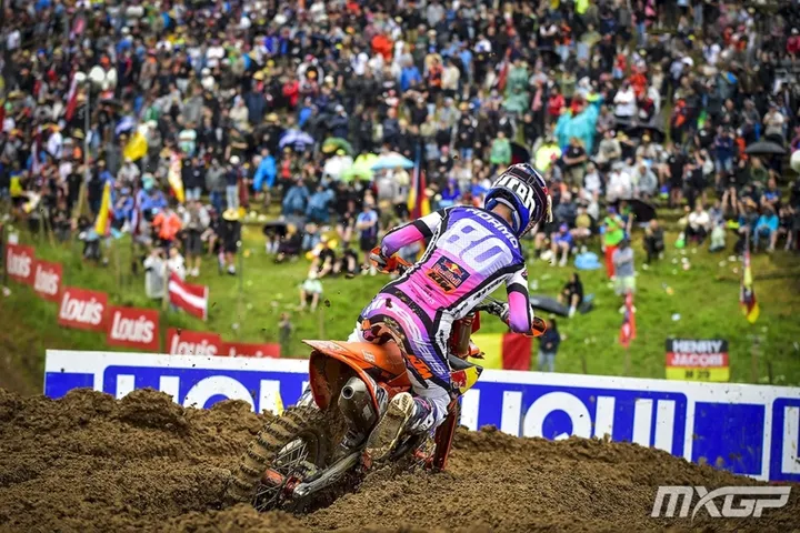MXGP: Andrea Adamo in action at the German GP