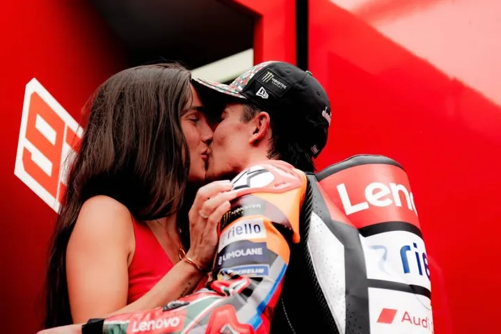 Marc Marquez e Gemma Pinto