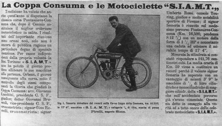 Motorcycle Stories: the 1910 Coppa Consuma and the press’s helping hand