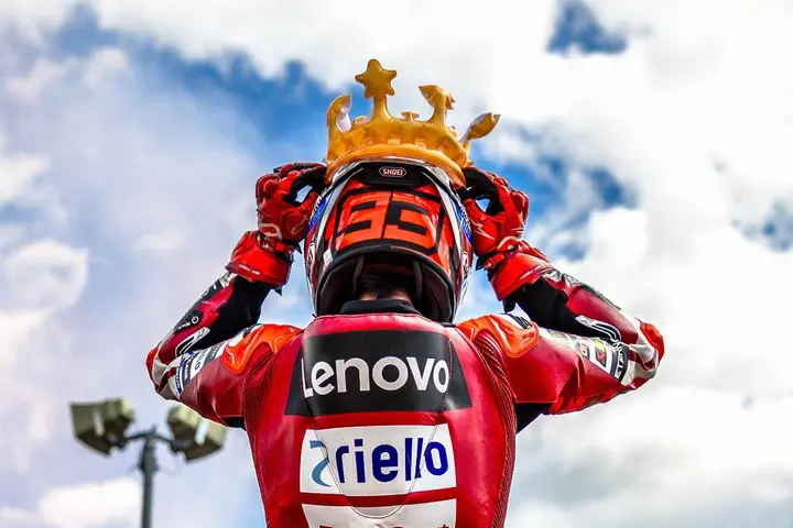 Marc Marquez at the Sachsenring