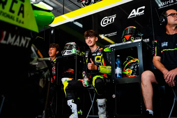 Rider Leonardo Martinazzi during the season, Moto4 category