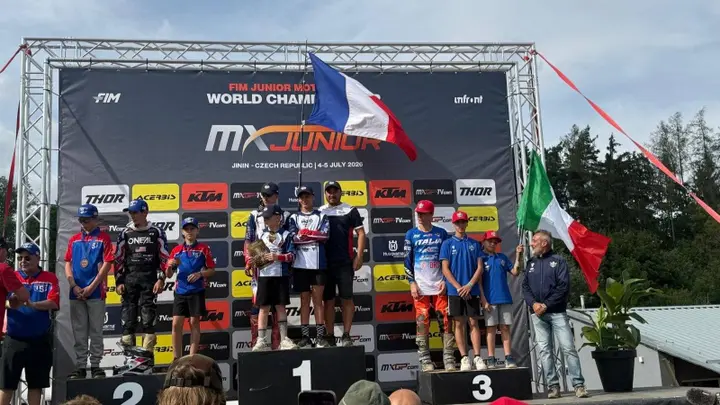Mondiale Motocross Junior, il podio finale