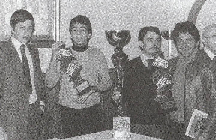 Michele Verrini, conFerretti  Valli e Sabatini alla premiazione finale