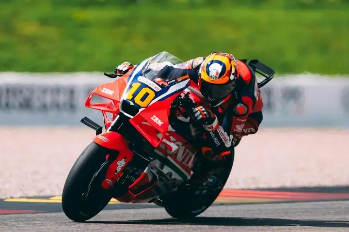 Luca Marini sulla Honda