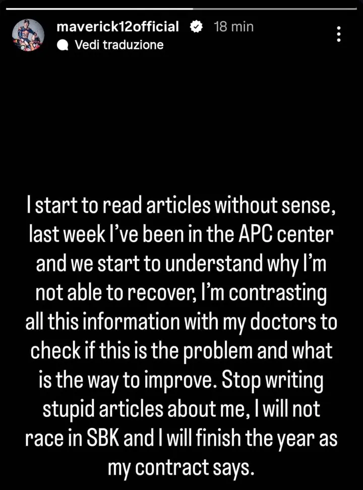 Vinales response