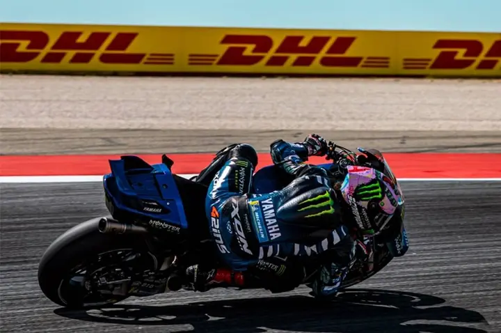 Alex Rins sulla Yamaha