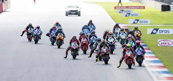 British Superbike action at Assen