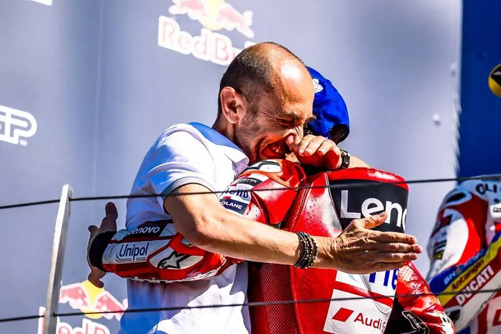 Claudio Domenicali e Marc Marquez a Misano