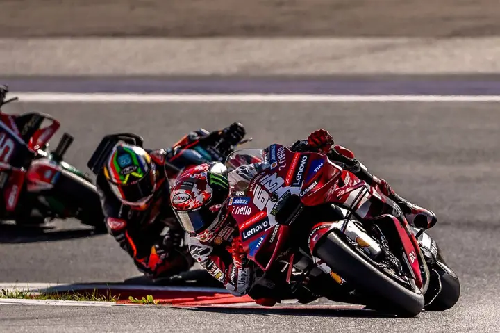 La Ducati di Bagnaia