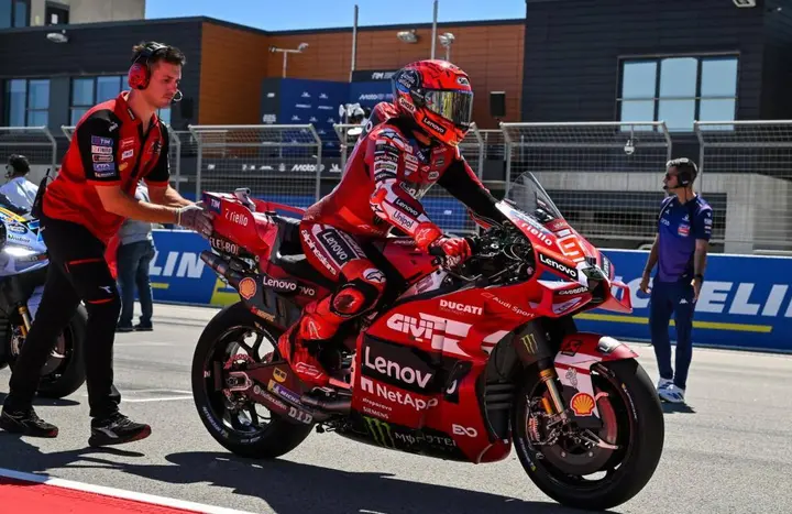 Marc Marquez sulla Ducati GP26