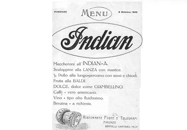 Menu della cena della vittoria di Lanza