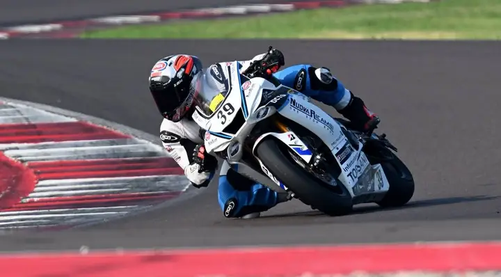 Nicolas Quaquarini in pista