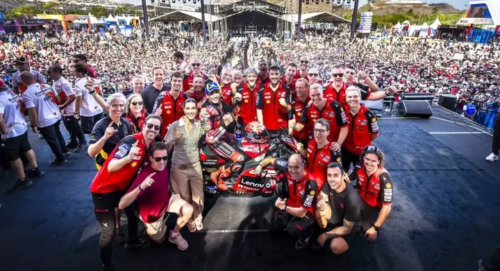 MotoGP Indonesia: Ducati festeggia il successo nella Sprint