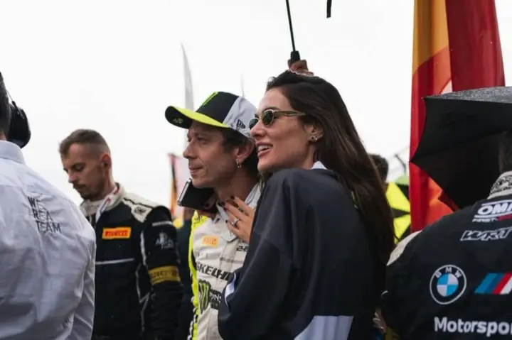 Valentino Rossi con Sofia Novello