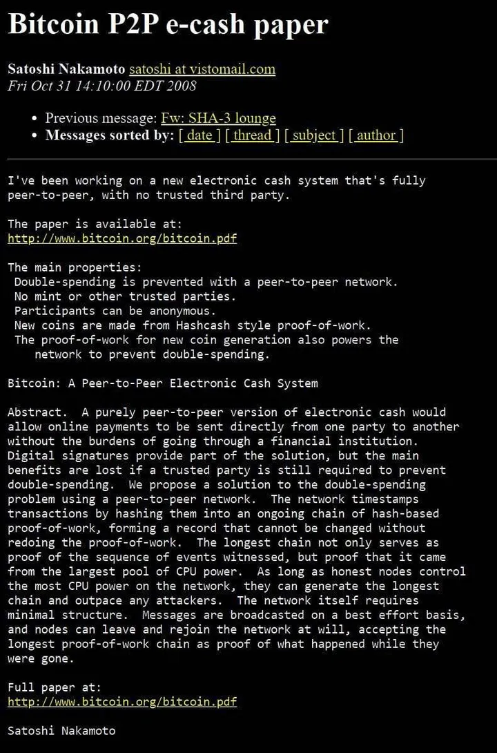 Bitcoin whitepaper